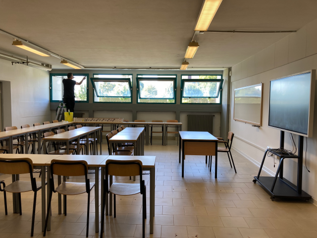 L'Itaer ospita, temporaneamente, alcune classi del Liceo Canova